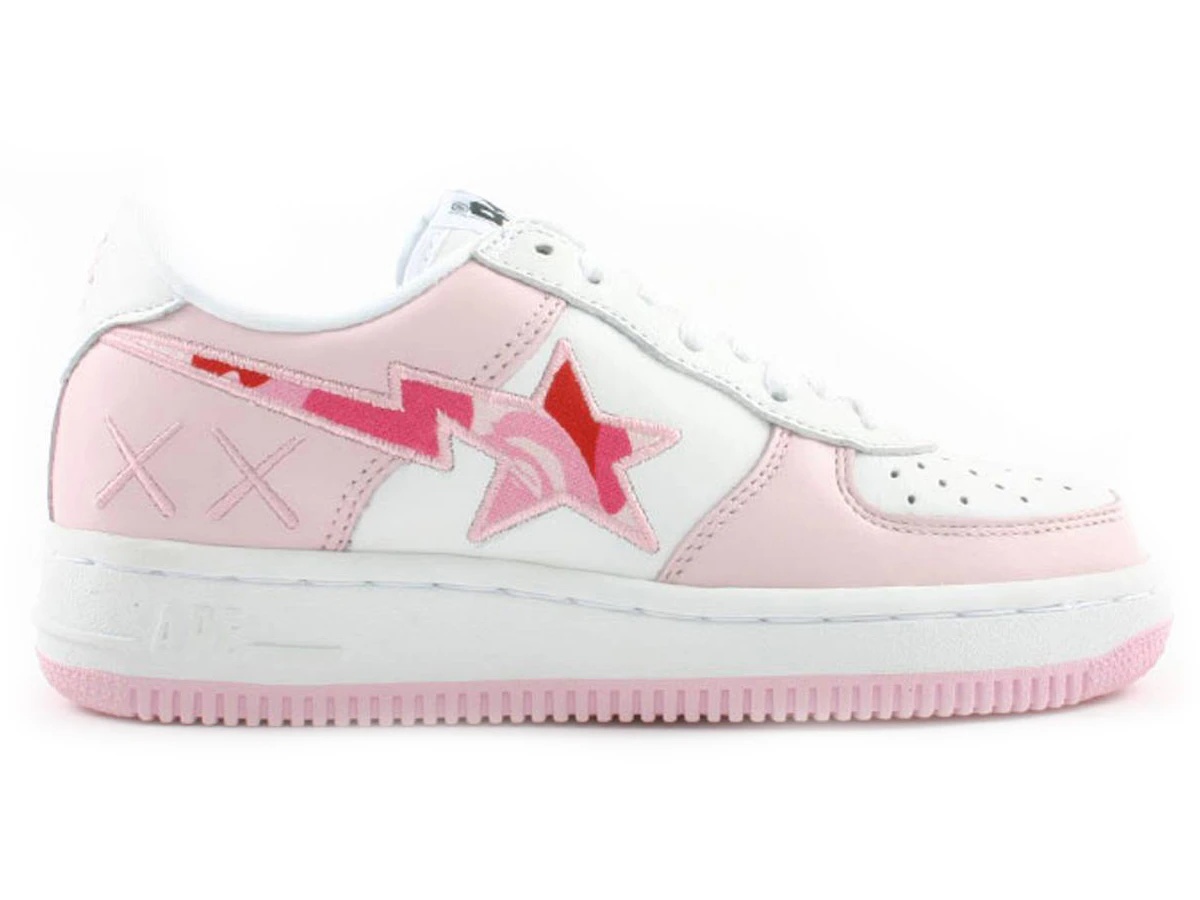APE BAPE KAWS sta SUICOKE サンダル　26cm pink A BATHING APE - 26cm BAPE STA ABC CAMO 1I70-191-005 PINKの